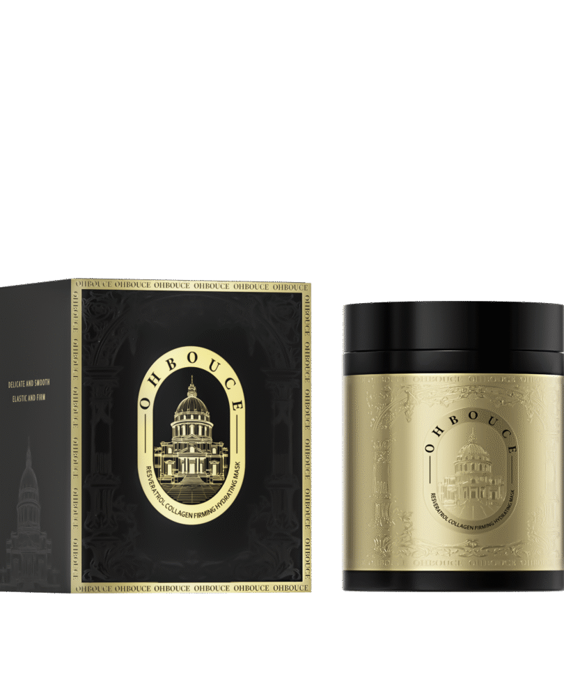 OHBOUCE 白藜芦醇胶原蛋白紧致水光面膜+盒子-220g